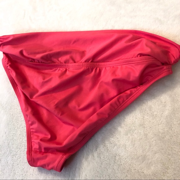🎁Bundle 4 Free! Old Navy Pink Fold Over Waist Bikini Bottoms Size Small - Picture 6 of 10